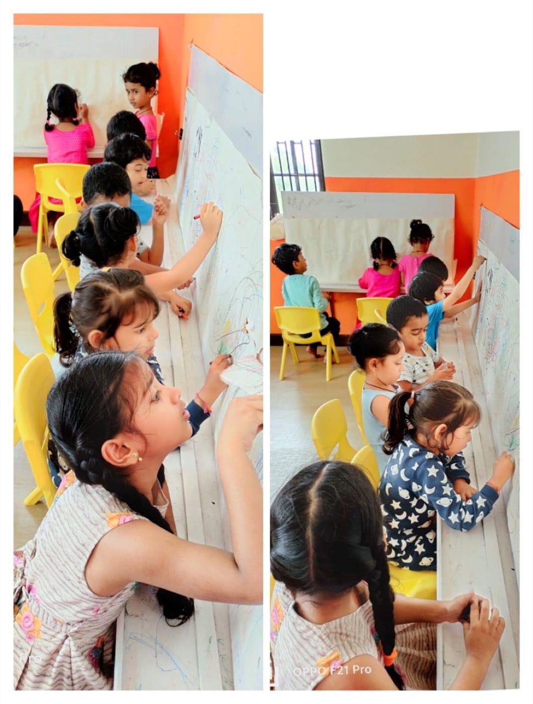 Children engaging in a STEM activity